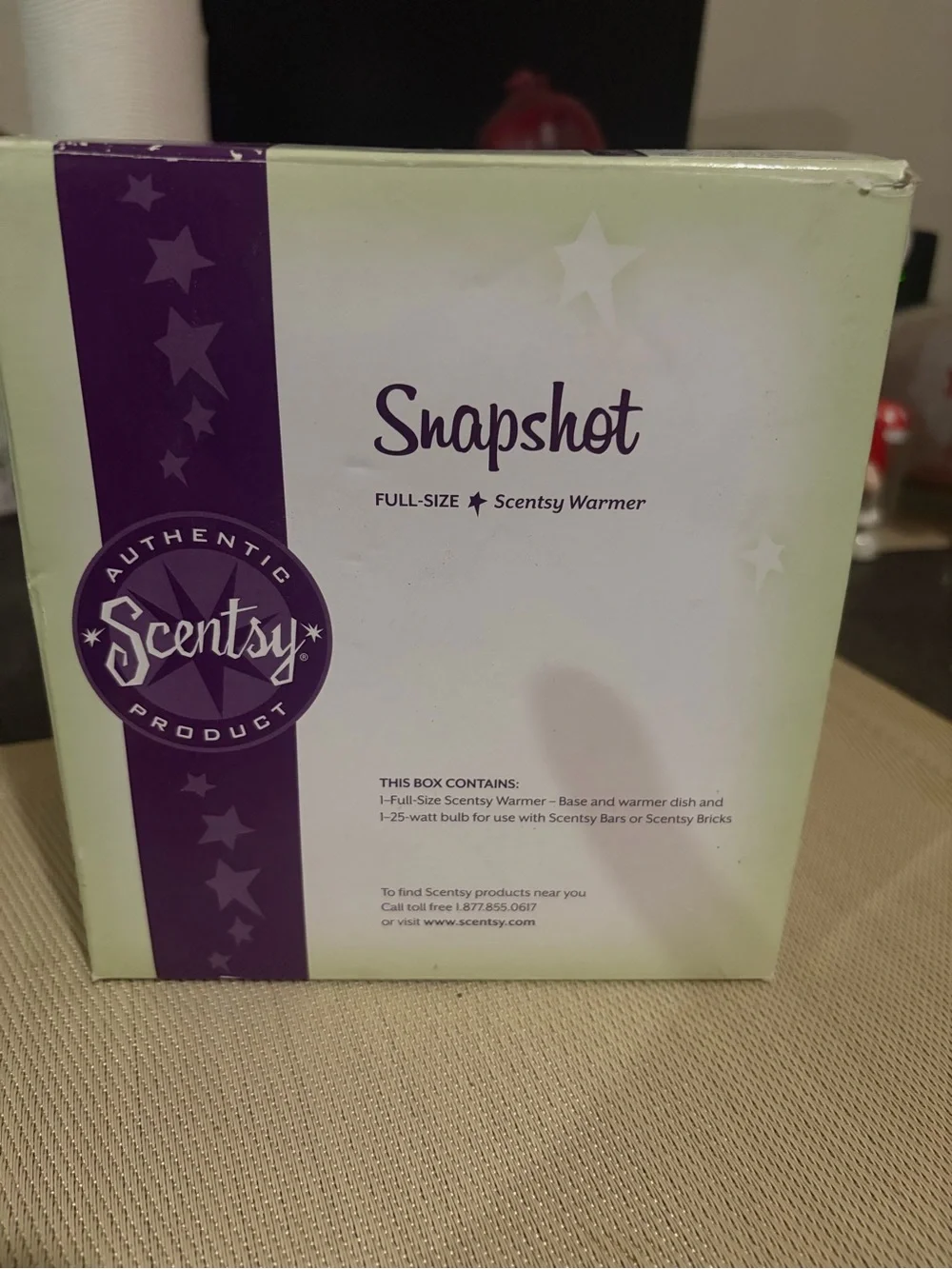 Scentsy DSW Snap Full Size Scented Wax Warmer w/ Snapshot Photo Frame Retired